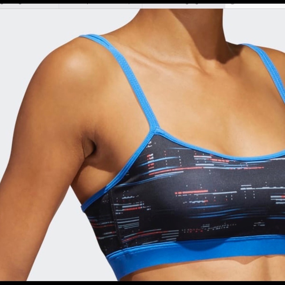 Adidas CROSSBACK STRIPE HACK BRA! Size XL